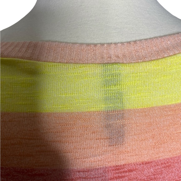 Torrid Sleep Knit Top Womens Sz 3X Multicolor Striped Long Sleeve Ribbed Cuffs - Picture 5 of 7